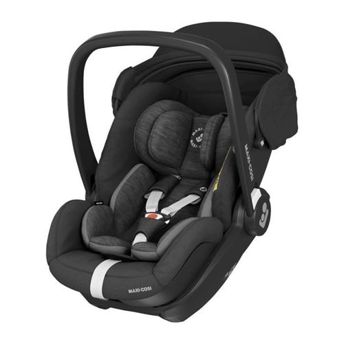 MAXI-COSI Marble, Cosi inclinable avec base Isofix, Groupe 0+, i-Size, De la naissance a 12 mois, 40-85 cm, Essential Black