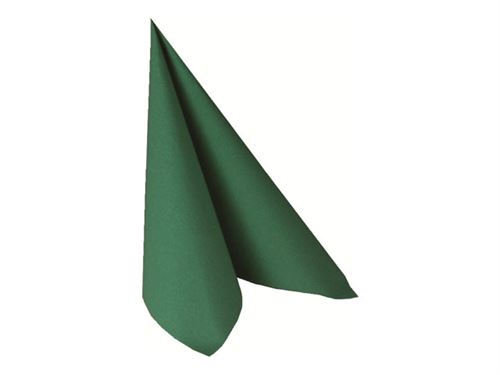 PAPSTAR ROYAL Collection - Serviette - Taille 40 x 40 cm - jetable - vert foncé (pack de 50)