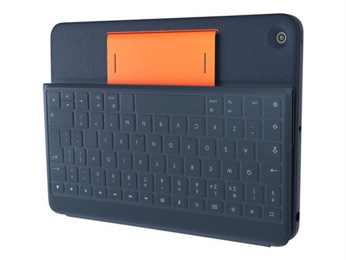 Logitech Rugged Combo 3 - Clavier et étui - Apple Smart connector - bleu classique - pour Apple 10.2-inch iPad (7ème génération, 8ème génération, 9ème génération)