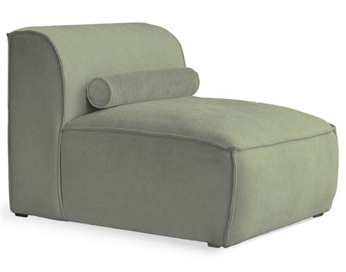 Non Communiqué Vert Felix - Module D'assise En Tissu Texturé
