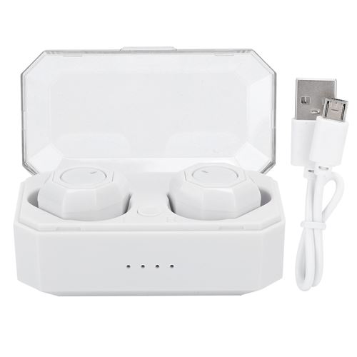 Non Communiqué Blanc Ecouteurs Bluetooth 5.0 Sans Fil Étanche Stéréo