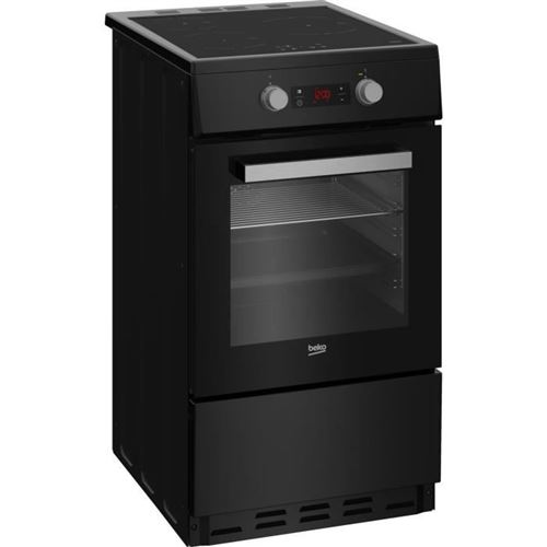 Cuisinière Induction Beko Fse58301Bc Noir 50 Cm