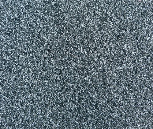 Tapis gratte-pieds grattant Téresa zinc en polypropylène - Largeur 50 x Longueur 80 cm - PEGANE -