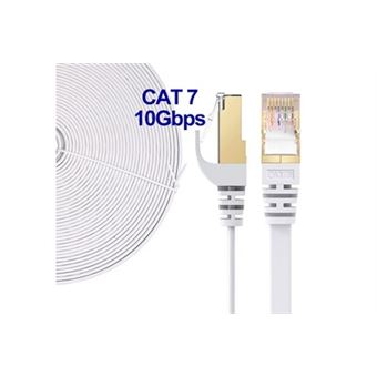 Câble Réseau Ethernet RJ45 - NIKOU - CAT7 - 600MHz - 10Gbit/s - 32 AWG