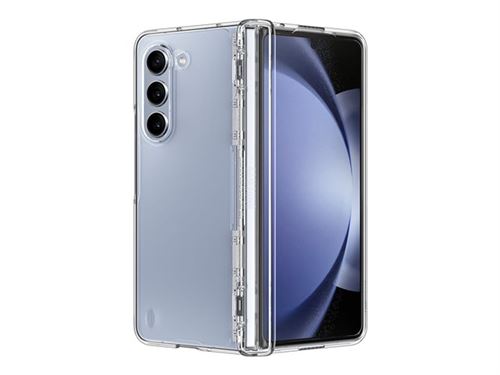 Spigen Thin Fit Pro - Étui à rabat pour téléphone portable - polycarbonate, polyuréthanne thermoplastique (TPU) - limpide - pour Samsung Galaxy Z Fold5