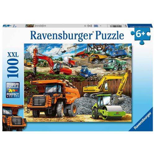 Construction Vehicles, 100Pcs. Xxl