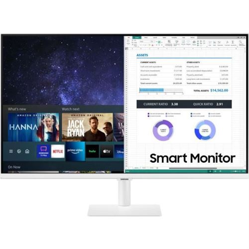 Ecran PC SAMSUNG Smart Monitor M5 CM500 32 FHD 1920 1080 60Hz VA 4ms HDMI Tél