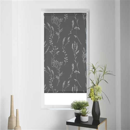 Store tamisant imp. metallique 120 x 180 cm polyester forelista Anthracite