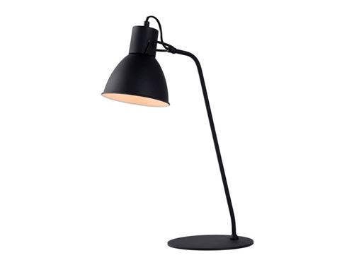 Lampe de bureau orientable industrielle hauteur 50cm Noir SHADI noir noir