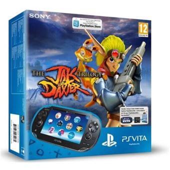 Console PS Vita WiFi Sony + Jak & Daxter Trilogie + Carte Mémoire