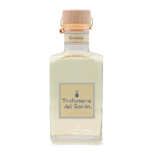 HOMEMANIA Diffuseur Grecale - assainisseurs d'air avec bâtons - Parfum épicé et doux - 500 ml Jaune Clair en Verre, Bois, Parfum, 7,5 x 7,5 x 19 cm
