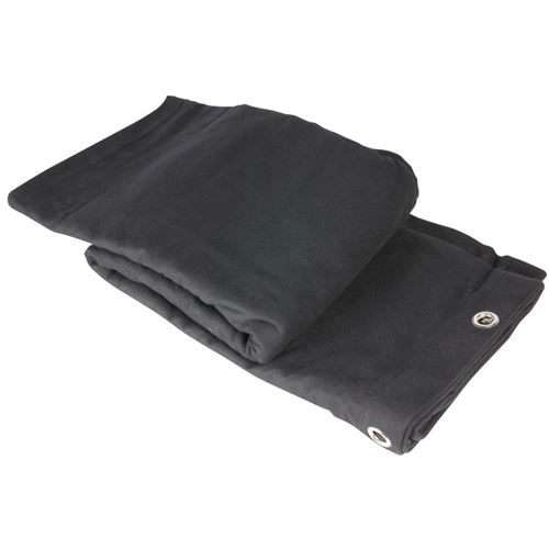 Adam Hall 0152X64 molleton de scène noir 6 x 4 mètres
