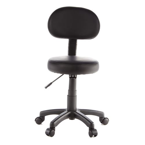 Tabouret technique/Tabouret à roulettes DISC PLUS noir hjh OFFICE