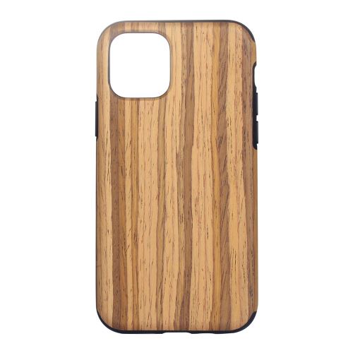 Coque en TPU bois marron clair pour votre Apple iPhone XR 6.1 pouces (2019)