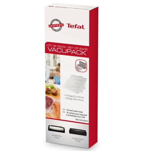 lot de 18 sacs pour appareil à emballage sous vide - xa254010