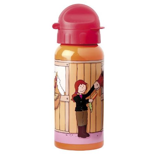 sigikid, 24489 fille, gourde 0,4 litres, orange/rose, 'Pony Sue'