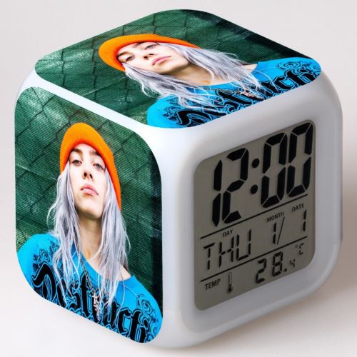 Stack Multicolore Réveil Enfant Led Multifonctionnel Coloré - Billie Eilish #15