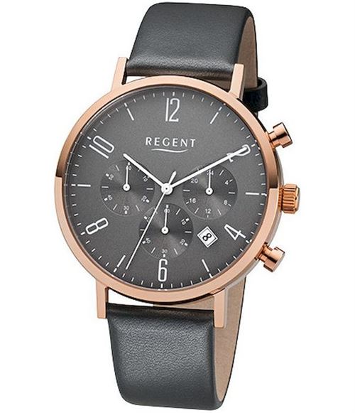 Regent Montre Homme F-1038 ChronographeGris, Anthrazit