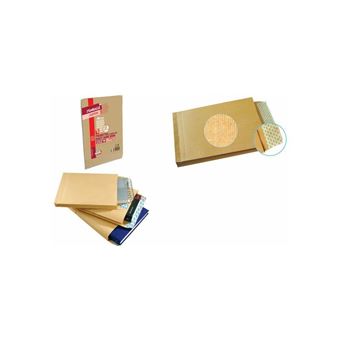 GPV Paquet de 50 Pochettes à soufflet C4 229 x 324 mm 120g soufflet 30 mm Marron - Pochette