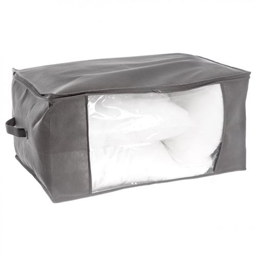 Housse de Rangement Couverture Dressing 60cm Gris Clair