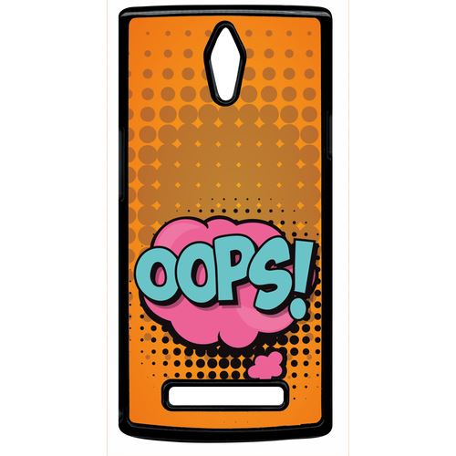 Coque Oppo Find 7 Oops Fond Orange