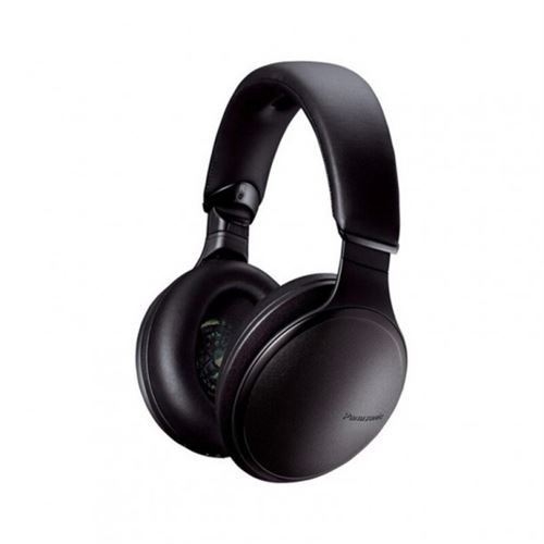 Panasonic RP-HD605N - Koptelefoon met micro - over oor - Bluetooth - draadloos - actieve geluidsdemping - 3,5 mm-stekker - zwart