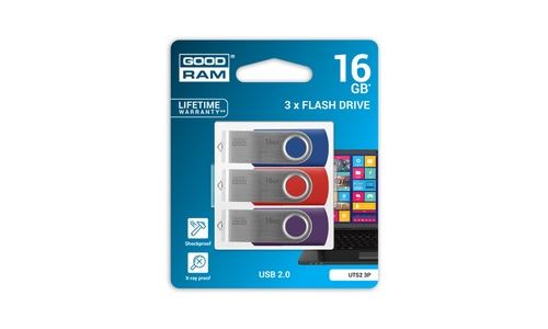 Clé USB GOODRAM PACK 3X16GB USB2.0