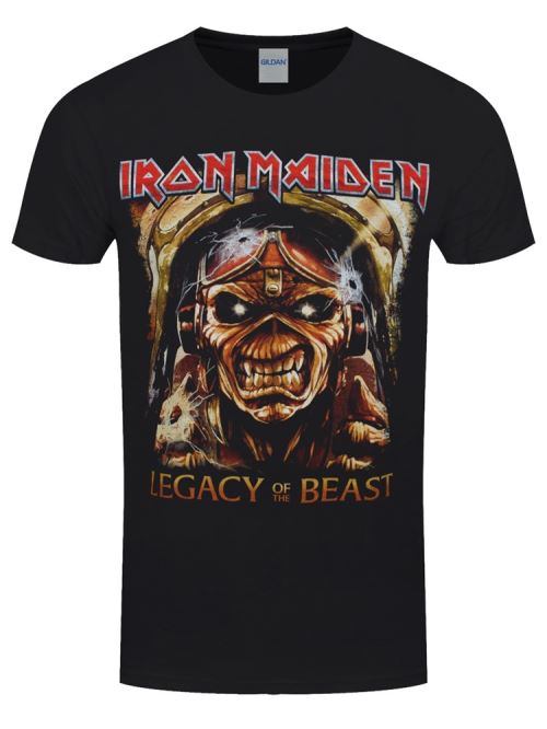 Iron Maiden T-Shirt Legacy Aces Homme Noir - Taille S