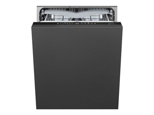 Smeg STL332CLFR - Lave-vaisselle - intégrable - largeur : 59.8 cm - profondeur : 54.5 cm - hauteur : 81.8 cm - noir