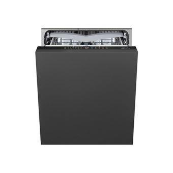 Smeg STL332CLFR - Lave-vaisselle - encastrable - largeur : 59.8 cm - profondeur : 54.5 cm - hauteur : 81.8 cm - noir