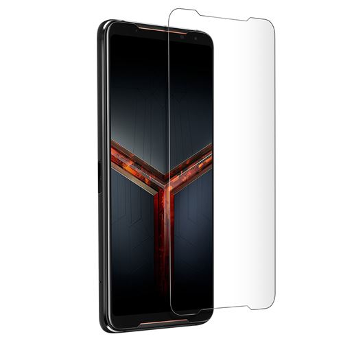 Film Écran pour Asus ROG Phone 2 Verre Trempé 9H Anti traces - Transparent