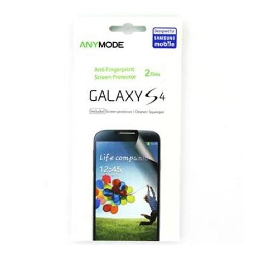 Lot de 2 films anymode anti-traces de doigts pour samsung galaxy s4