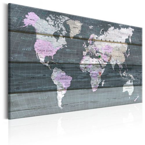 Tableau - Roam across the World .Taille : 90x60