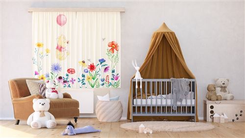 Rideaux - Disney Winnie l'ourson - 2 pièces 90 cm x 160 cm