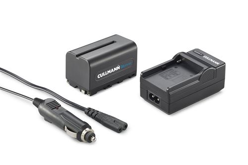 CULL Mann BA 4400s Kit de lithium Batterie pour Sony NP F750, 4400 mAh Noir