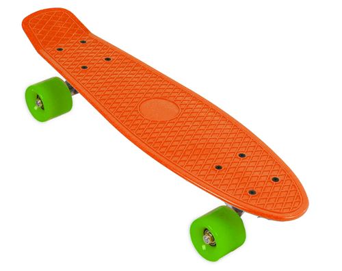 TOM skateboard Retro 56 cm en polypropylène orange