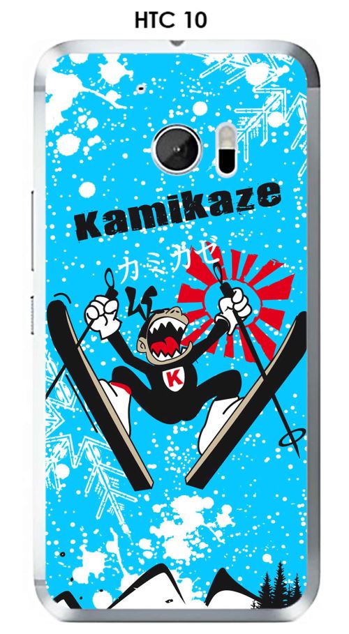 Coque HTC 10 design kamikaze-ski