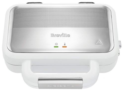 Breville VST070X Appareil à croque-monsieur DuraCeramic Jumbo VST074X Gris/blanc