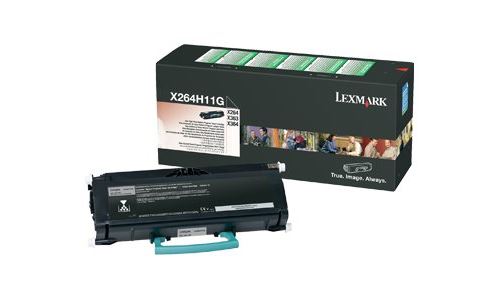Lexmark - À rendement élevé - noir - original - cartouche de toner - pour Lexmark X264dn, X363dn, X364dn, X364dw