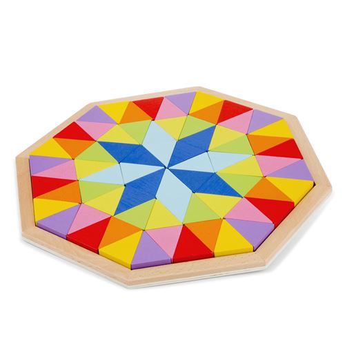 New Classic Toys puzzle octogonal junior 29,5 cm bois 73 pièces