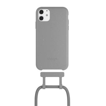 Coque écologique pour iPhone 11 avec Cordon, iPhone XR, Compostable, de  Matériaux d'origine Végétale Gris - Coque et étui téléphone mobile - Achat  & prix