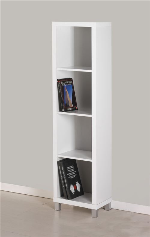 Kubox 4 trous verticaux plateau blanc