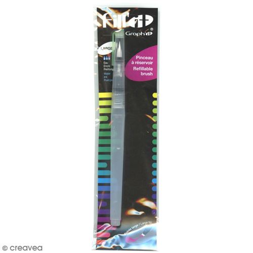 Pinceau à réservoir rechargeable pointe large - fill it