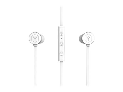 Ryght Nero - In-ear hoofdtelefoons met micro - inwendig - Bluetooth - draadloos - wit