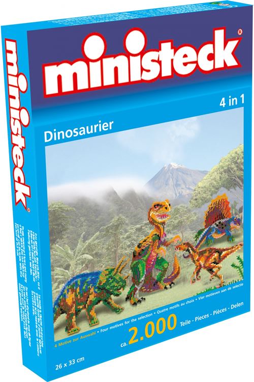 Ministeck dinosauriër 4-en-1 2000 pièces