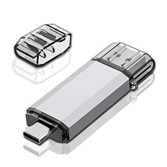 KEXIN Clé USB 32Go Type C et USB 3.0 OTG Clef USB C 32GB Memory Stick USB  Flash Drive U Disque Cadeau pour PC Ordinateur Portable Ma - Clé USB - Achat