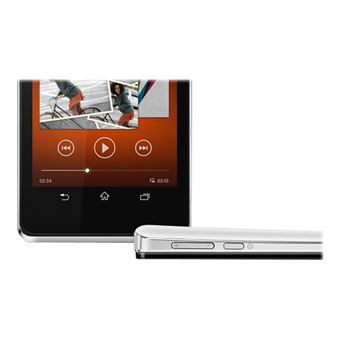Sony XPERIA V - 4G smartphone - RAM 1 Go / 8 Go - microSD slot - Écran LCD - 4.3" - 1280 x 720 pixels - rear camera 13 MP - blanc