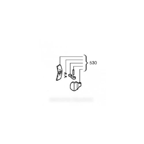 Kit poignee d'ouverture de porte pour lave linge electrolux - 5026222800