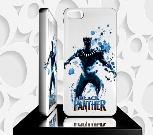 Coque Design Iphone 5S AVENGERS La Panthère Noire - Réf 104