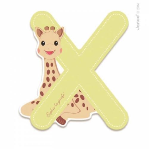 Lettre x sophie la girafe - janod